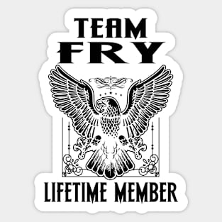 Fry Family name Sticker
